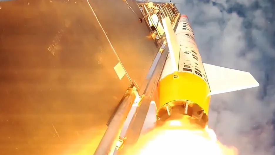 Startująca rakieta Perun