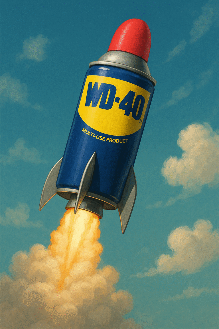 Historia WD-40, kosmiczny środek w Twoim garażu.